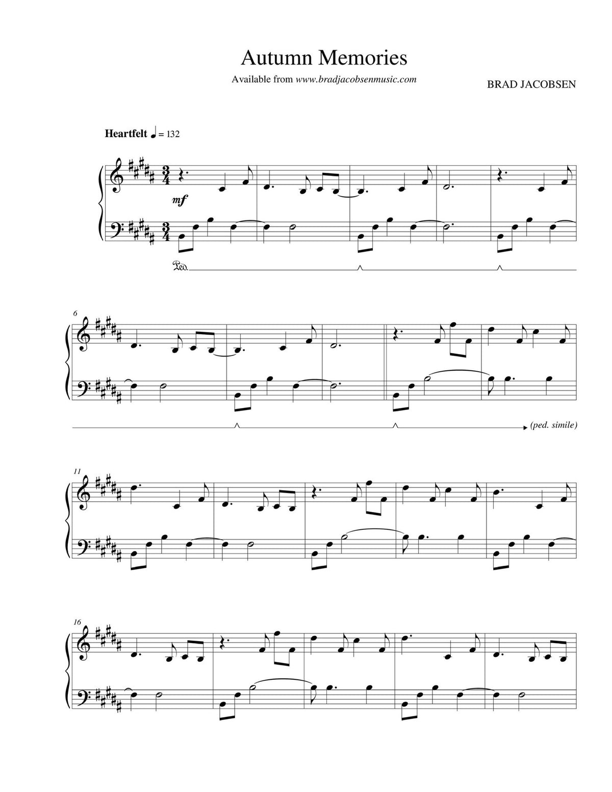 Autumn Memories ~ PDF