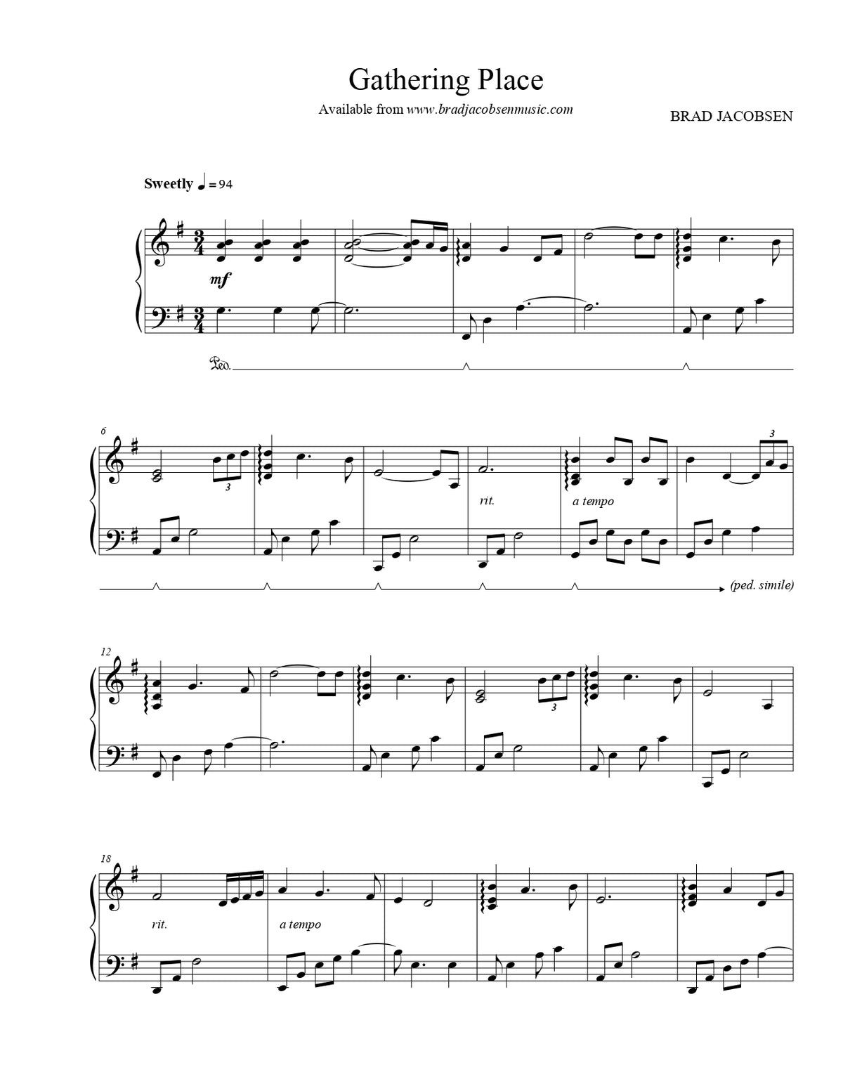 Gathering Place ~ PDF